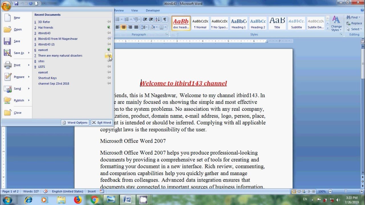  Open Your Document in Microsoft Word